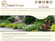 Tablet Screenshot of natural-designs.com